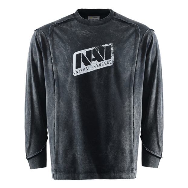 Grey Vintage Longsleeve NAVI x LITKOVSKA 2.0