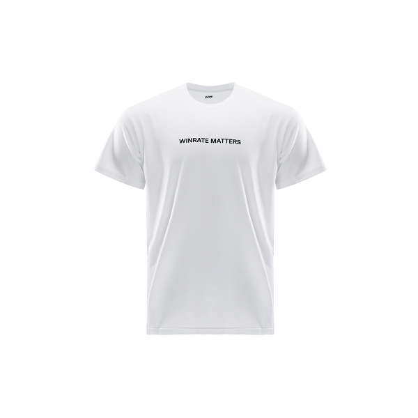 Winrate matters T-shirt White